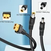 Gintooyun Xt60 į Dc5521 ir Dc7909 Y skirstytuvo adapterio kabelis Xt60 kištukas į Dc 5,5 mm x 2,1 mm kištuką ir Dc 7,9 mm x 0,9 mm kištuko maitinimo kabelis dronams, Ip kameroms ir kt. (style 3)