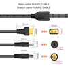 Gintooyun Xt60 į Dc5521 ir Dc7909 Y skirstytuvo adapterio kabelis Xt60 kištukas į Dc 5,5 mm x 2,1 mm kištuką ir Dc 7,9 mm x 0,9 mm kištuko maitinimo kabelis dronams, Ip kameroms ir kt. (style 3)