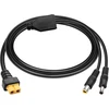 Gintooyun Xt60 į Dc5521 ir Dc7909 Y skirstytuvo adapterio kabelis Xt60 kištukas į Dc 5,5 mm x 2,1 mm kištuką ir Dc 7,9 mm x 0,9 mm kištuko maitinimo kabelis dronams, Ip kameroms ir kt. (style 3)