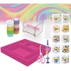 Giochi Preziosi Nano Craft Deluxe – kūrybiškumas be ribų: kurkite unikalias dekoracijas su šiaudeliais, dekoratyviniais elementais, Nano juostele ir oro pompa, vaikams nuo 6 metų
