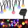Girlianda Rgb soliarinė 6,5 m Led balkonui terasai pavėsinei