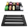 Gitaros pedalas, juoda gitaros pedalų lenta, elektrinės gitaros efektų laikiklis gitaros efektų pedalams