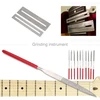 Gitaros remonto rinkinys, gitaros tilto balnelio veržlės dildžių rinkinys, nerūdijantis plienas, profesionalūs remonto priežiūros įrankiai, dildės, šlifavimo kempinių rinkinys