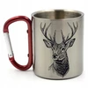 Gitees metalinis puodelis su elniu ir karabinu, 300 ml