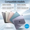 Gkabxy dėklas su klaviatūra, skirtas ipad air 11 colių (m3/m2) 2025/2024, ipad air 5 4-os kartos – įkraunama bluetooth klaviatūra, qwertz išdėstymas, pilka