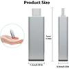 Glasflength Sd kortelių skaitytuvas, Usb C Sd kortelių skaitytuvas aliumininis, skirtas Tf/micro Sd/sdxc/sdhc/micro Sdxc/micro Sdhc 2-in-1 kortelių skaitytuvas Otg adapteris nešiojamiesiems kompiuteriams Android telefonams (pilkas)
