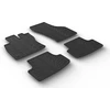 Gledring Guminių kilimėlių komplektas, tinkantis Seat Leon 5f 5 Durų/st 2013-2020 & Volkswagen Golf Vii/viii 5 durų/variant 2012-2019 & 2020- (t profilis, 4 vnt. + tvirtinimo spaustukai)