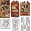 Globeland pjovimo štampai su kišeniniu rėmeliu, skirti "pasidaryk pats" scrapbooking'ui, metaliniai skirtukai, pjovimo štampai, etikečių skylių perforatoriai kortelių gamybai, įspaudimui