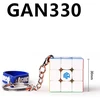 Gobus Ganspuzzle Gan330 raktų pakabukas mini kubas 3 x 3 x 3 Gan 330 Goose 3 x 3 30 mm magiškas galvosūkis greičio kubas be lipdukų
