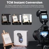 Objektyvas Godox tt685iis 1/8000s hss gn speedlite blykstė ttl tcm efektyvaus konvertavimo funkcija integruotas godox 2.4g x sistemos imtuvas (tt685iis, skirtas sony)