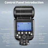 Objektyvas Godox tt685iis 1/8000s hss gn speedlite blykstė ttl tcm efektyvaus konvertavimo funkcija integruotas godox 2.4g x sistemos imtuvas (tt685iis, skirtas sony)