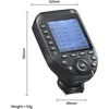 Objektyvas Godox Xproii-s 2.4g Ttl belaidis blykstės paleidiklis Xproiis, automatinis blykstės paleidiklis 1/8000s Hss, didelis Lcd ekranas, 32 kanalai, 16 grupių, skirtas Sony fotoaparatams