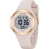 Golden Hour skaitmeninis laikrodis moterims, 5atm atsparus vandeniui sportinis chronografas su silikoniniu dirželiu, elegantiški sportiniai laikrodžiai moterims su data, šviesos efektu, lengvai įskaitomas ciferblatas