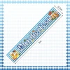 Goldenland Oktoberfest dekoratyvinė reklaminė juosta, bavariška Oktoberfest vakarėlio dekoracija, mėlyna/balta su girlianda, 300 x 50 cm
