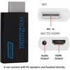 Goldoars Wii Hdmi adapteris, Wii į Hdmi adapteris, 1080p/720p Hd konverterio adapteris su 3,5 mm stereo garso lizdu + 1,5 m Hdmi kabelis, palaiko Ntsc/pal formatą Smart Tv Hdtv (juodas)