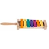 Goldon pentatoninis metalofonas Boomwhackers spalvomis