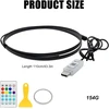 Gomety Automobilinis Led vidaus apšvietimas, 110 cm Rgb Usb prievado automobilio aplinkos apšvietimo Led juosta su programėlės valdymu ir nuotoliniu valdymu, 200 scenų parinkčių, neoninis dinamiškas vejantis muzikos sinchronizavimas dovanos vyrams moterim