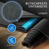 Gomin Xl pelės kilimėlis - 440 x 350 mm didelis žaidimų pelės kilimėlis - be trukdančio logotipo ir apsiūtais kraštais - neslystantis ir atsparus vandeniui - pagerina greitį ir tikslumą Pc, biurui, nešiojamam kompiuteriui - juodas