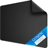 Gomin Xl pelės kilimėlis - 440 x 350 mm didelis žaidimų pelės kilimėlis - be trukdančio logotipo ir apsiūtais kraštais - neslystantis ir atsparus vandeniui - pagerina greitį ir tikslumą Pc, biurui, nešiojamam kompiuteriui - juodas