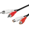 Goobay 50437 stereo ilgintuvas 2x Rca, 10 m laido ilgis