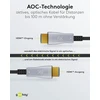Goobay 65564 hdmi 2.1 (aoc) kabelis 80 m / 8k 60 hz ir 4k 120 hz šviesolaidinis kabelis / optinis hdmi kabelis, skirtas hdtv, projektoriui, monitoriui ir kt. / aktyvus av kabelis