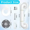 Grab rails vyresnio amžiaus žmonėms, dušo rankena, 30 cm dušo rankena vyresnio amžiaus žmonėms, nuimama dušo rankena, vonios rankena, rankenos
