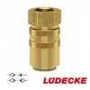 Greita jungtis temperatūros reguliavimui Dn 9 Ludecke Gw 3/8" Ms ventilis Hasco Z8
