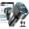 Greitasis automobilinis įkroviklis Usb C Pd 65w + Qc3.0