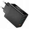 Greitasis tinklo įkroviklis 4x usb quick charge 3.0, juodas