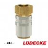 Greitoji jungtis temperatūros reguliavimui Dn 9 Ludecke Gw 1/4" Ms