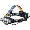 Grifema priekinis žibintas, įkraunamas, 8 Led, 90° reguliuojamas, atsparus vandeniui