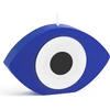 Grobro7 rankų darbo žvakė "mėlynas Eyes" su blogio akies motyvu, kvapni žvakė kambario dekorui, pušų medienos kvapo natūralaus sojų vaško žvakė gimtadienio dovanai, namų stalui, vakarėlio estetinei dekoracijai