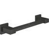 Grohe Start Cube 410942430 vonios rankena (saugumui vonioje, 35 cm ilgio, atstumas tarp skylių 30 cm, gręžimui, su kaiščiais ir varžtais, paslėptas tvirtinimas), kvadratinė, juoda