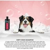 Groom Professional Dirty Dogs šampūnas šunims - šampūnas nuo šunų kvapo - giliai valantis šampūnas šunims - skirtas nešvariam ir riebiam kailiui - palieka kailį minkštą ir švarų, 450 ml
