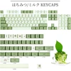 Gtsp Xda profilio japoniški klavišų dangteliai 60% Pbt 122 klavišų rinkinys, skirtas Cherry Mx dangteliams Tenkeyless 60% 65% žaidimų klaviatūrai (matcha)
