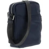 Guess Certosa Nylon Eco Crossbody dviguba kišenė tamsiai mėlyna, tamsiai mėlyna
