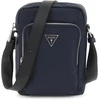 Guess Certosa Nylon Eco Crossbody dviguba kišenė tamsiai mėlyna, tamsiai mėlyna