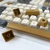Guffercty kred Xda profilio klavišų dangteliai 125 retro Pbt klavišų dangtelių rinkinys, dažytas sublimacijos būdu, Ansi Us išdėstymas, skirtas Cherry Mx jungiklių mechaninei klaviatūrai (xda/ember)