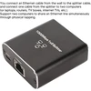 Gugxiom Dualcomm Etap-2003 10/100/1000base-t gigabitinis ethernet tinklo Tap, galingas aliuminio lydinio ethernet skirstytuvas, palaiko 1000 mbps, vienalaikis