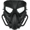 Gunyoo Alien airsoft kaukė, viso veido taktinė kaukė su akių apsauga, atspari smūgiams Helovinui, airsoftui, medžioklei, Cs žaidimui, dažasvydžiui ir kitoms lauko veikloms