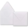 Gustav Neuser kvadratiniai vokai 16,0 x 16,0 cm, 75 vnt., balti, 120 g/m²