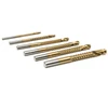 Hakkain 6 dalių gręžimo pjūklų rinkinys Hss plienas titanas medienos apdirbimui 3 mm 4 mm 5 mm 6 mm 6,5 mm 8 mm mini