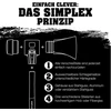 Grandininis pjūklas Halder 3011750" simplex korpusas plieniniam skaldymo kirviui, įvairių spalvų