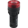 Haljia ad16-22sm led garsinis signalas įspėjamoji lemputė mirksintis įspėjimas 24v dc 20ma 22mm dia