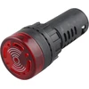 Haljia ad16-22sm led garsinis signalas įspėjamoji lemputė mirksintis įspėjimas 24v dc 20ma 22mm dia