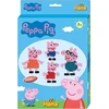 Hama Perlen 7965 Peppa Pig mažas dovanų rinkinys su apytiksliai 2000 spalvotų Midi karoliukų, kurių skersmuo 5 mm, smeigtukų plokštelė, įskaitant lyginimo popierių, kūrybinės rankdarbių pramogos jauniems ir seniems