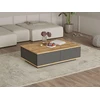 Hanah Home stilingas kavos staliukas, atlantic pine & anthracite, 90 x 60 x 28.6 cm, 100% melaminu dengta medžio drožlių plokštė, 18 mm storio, modernaus dizaino svetainėms