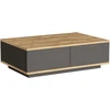 Hanah Home stilingas kavos staliukas, atlantic pine & anthracite, 90 x 60 x 28.6 cm, 100% melaminu dengta medžio drožlių plokštė, 18 mm storio, modernaus dizaino svetainėms
