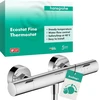 Hansgrohe Ecostat Fine 13324000 potinkinis dušo termostatas su Ecostop+, dušo maišytuvas su apsaugos užraktu (safetystop) ties 40 °c, termostatas dušui, maišytuvas 1 vartotojui, chromas