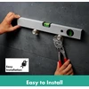 Hansgrohe Ecostat Fine 13325000 potinkinis vonios termostatas su apsauginiu užraktu (safetystop) ties 40 °c, termostatas voniai, maišytuvas 2 vartotojams, chromas